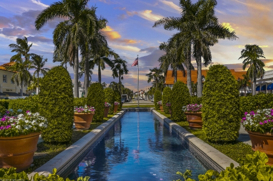 Addison Mizner Memorial Fountain Park, Palm Beach, Florida